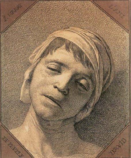 David, Jacques-Louis Head of the Dead Marat